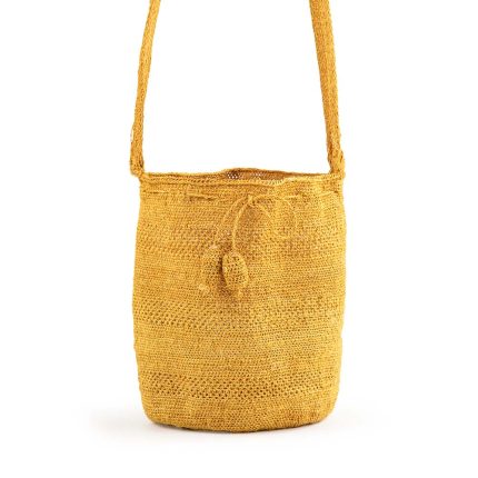 MOCHILA KANKUAMA AMARILLA CALADO
