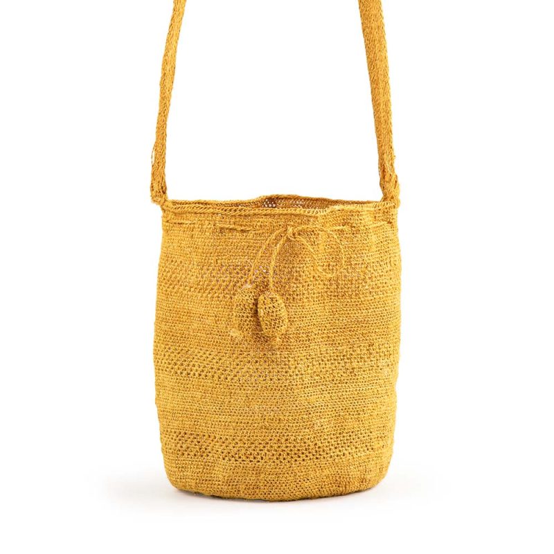 MOCHILA KANKUAMA AMARILLA CALADO