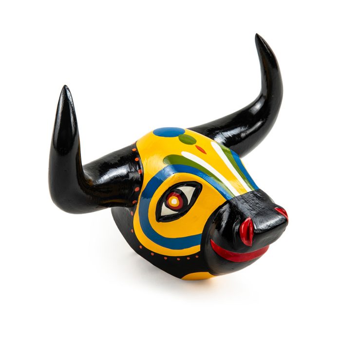 MASCARA TORO AMARILLA