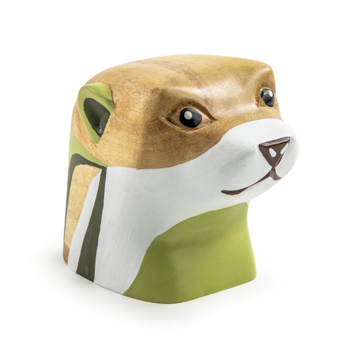 NUTRIA VERDE OLIVA BLANCO