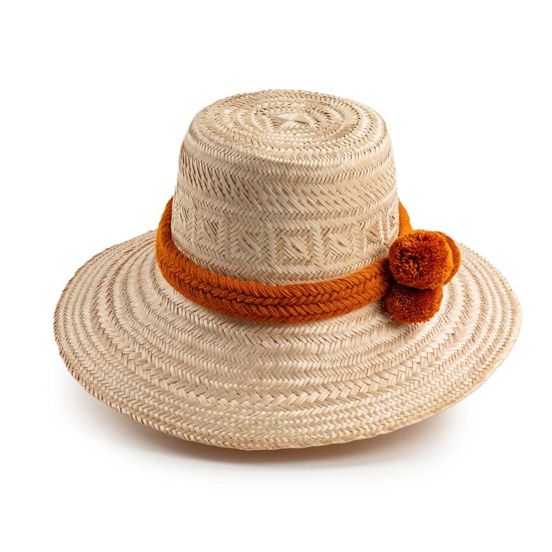 SOMBRERO WAYUU NARANJA OSCURO