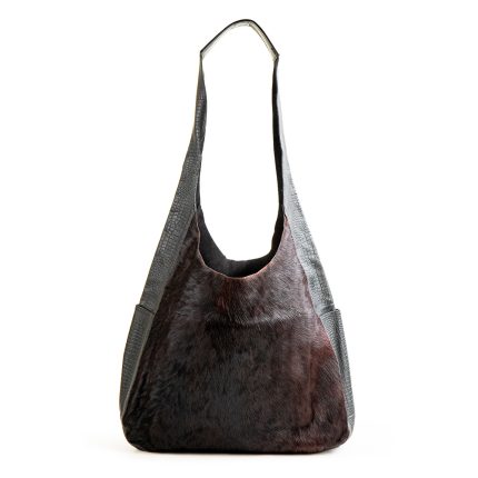 BOLSO CUERO CAFE