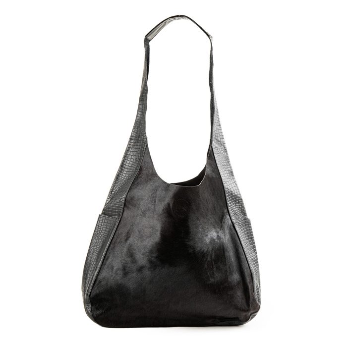 BOLSO CUERO NEGRO