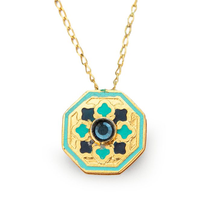 collar candelaria verde