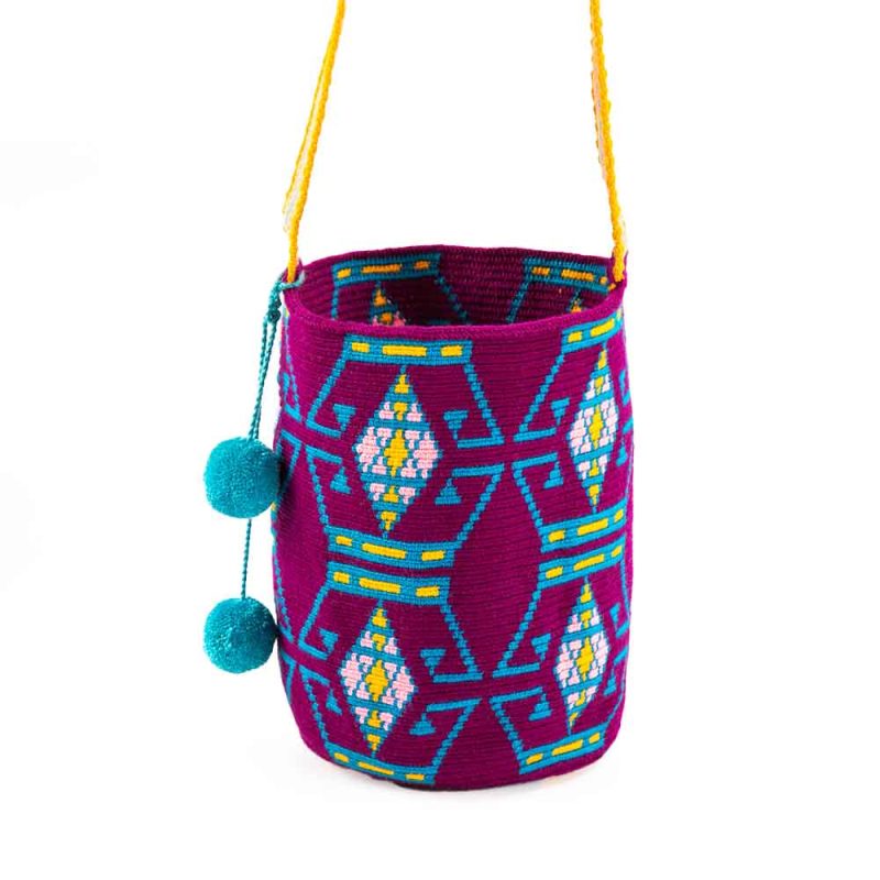 Mochila Wayuu morada