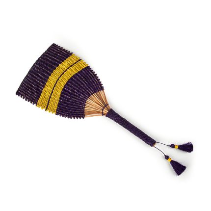 Abanico morado amarillo cumare