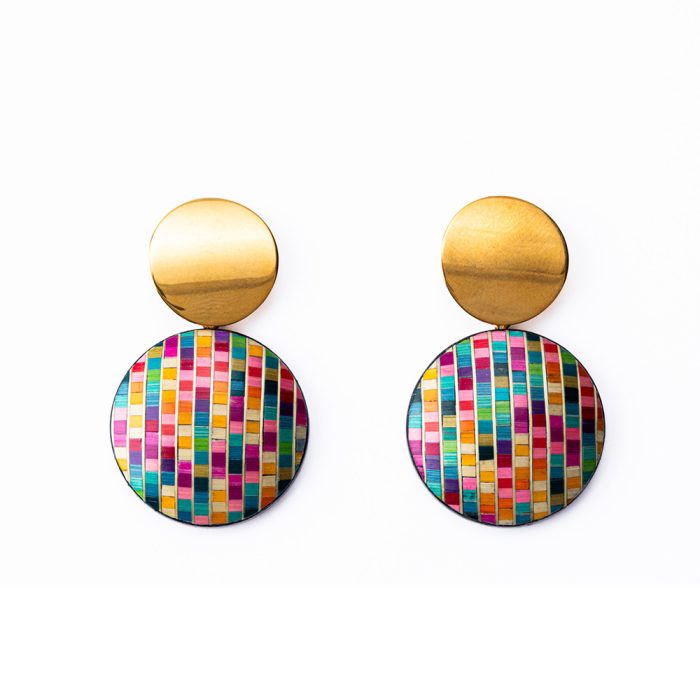 Aretes mopa mopa fucsia