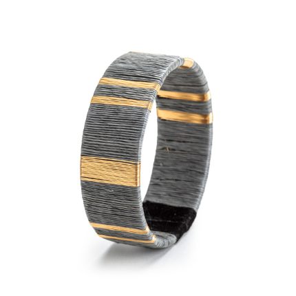 Manilla werregue gris cobre lineas anchas