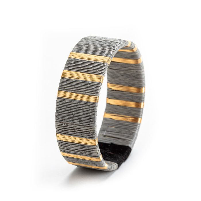 Manilla werregue gris cobre lineas cerradas