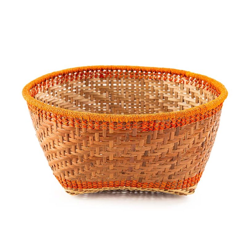 Canasto bejuco naranja