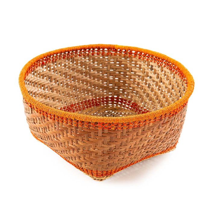Canasto bejuco naranja