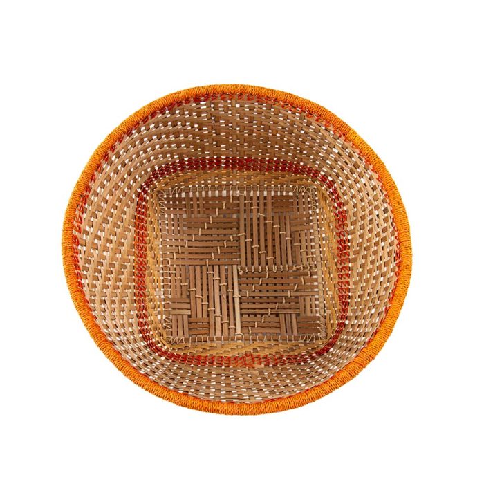 Canasto bejuco naranja