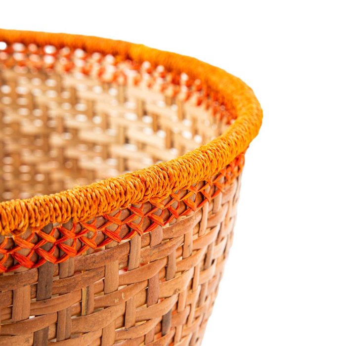 Canasto bejuco naranja