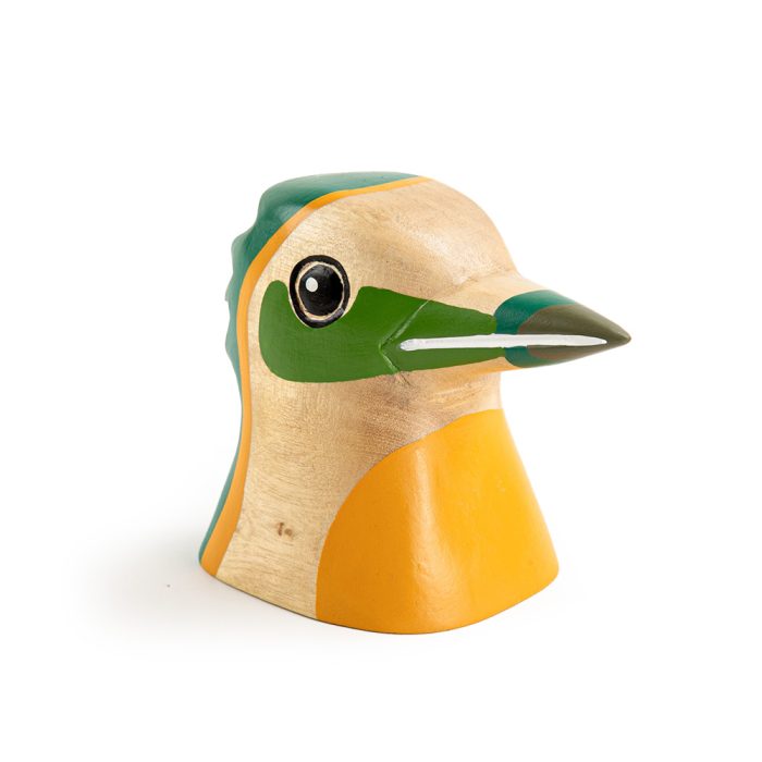 Pájaro Martín Pescador amarillo