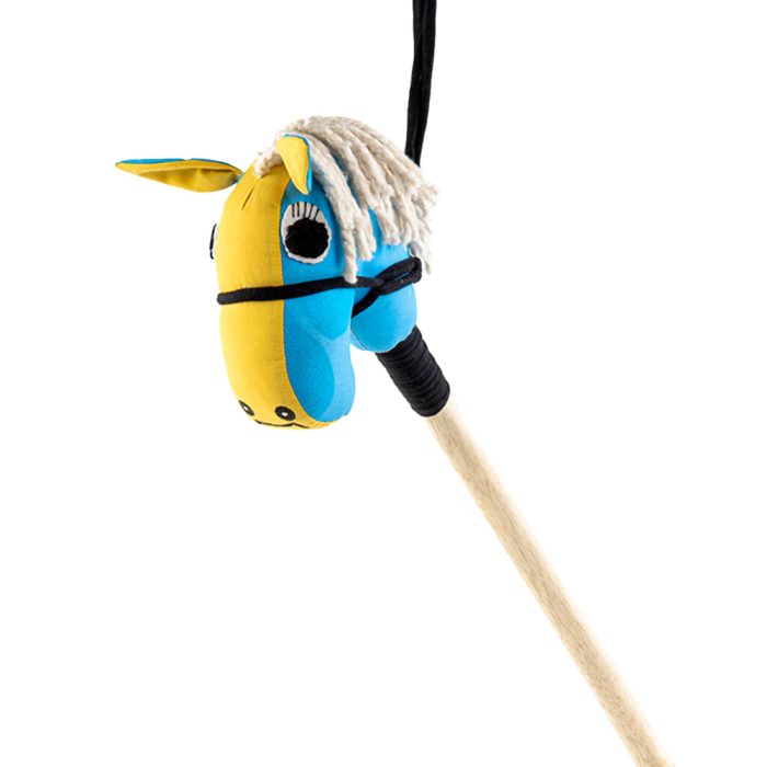 Caballito azul amarillo