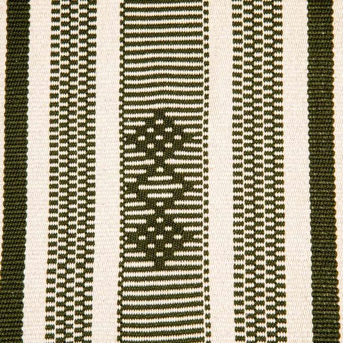 Camino mesa blanco verde